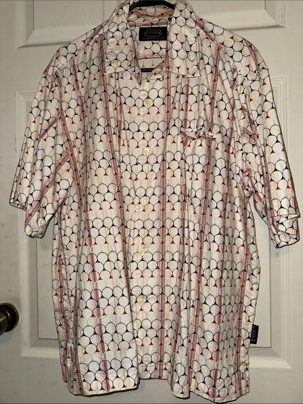 Vintage On the brink button down shirt